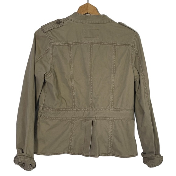 Aeropostale Tan Military Jacket Sz L - Picture 5 of 5